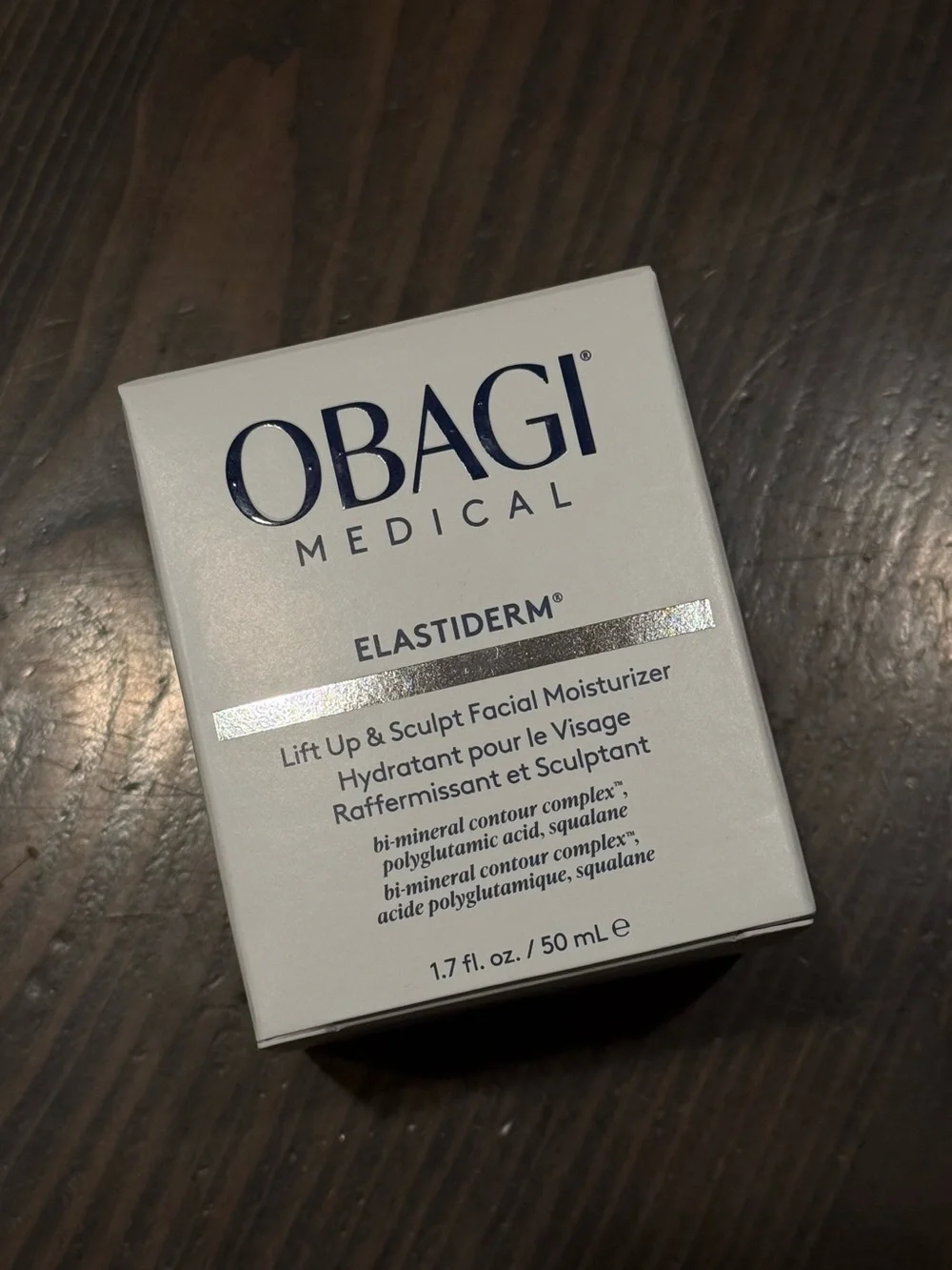 Obagi Elastiderm Lift Up & Sculpt Facial Moisturizer - White and Silver Accents